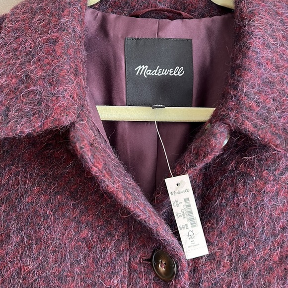 NWT Madewell Wool Jacket - Picture 2 of 10